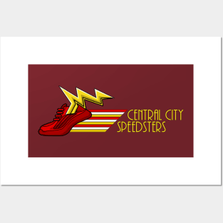 Central City Speedsters - DC Sports Mashup Posters and Art